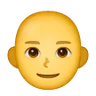 Man: Bald Emoji 👨‍🦲 image - Samsung style