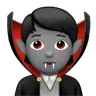 Vampire: Medium Skin Tone Emoji 🧛🏽 image - Apple style