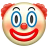 ใบหน้าตัวตลก Emoji 🤡 image - Apple style