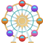 Ferris Wheel Emoji 🎡 image - Facebook Meta style