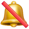 Glocke mit Stornoanschlag Emoji 🔕 image - Samsung style