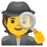 Détective ou espion Emoji 🕵 image - Google Noto Color style