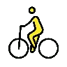 Emoji Ciclista 🚴 image - OpenMoji style