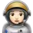 Woman Astronaut: Light Skin Tone