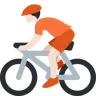 Person Biking: Light Skin Tone Emoji 🚴🏻 image - Twitter / X (Twemoji) style
