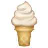 Soft Ice Cream Emoji 🍦 image - WhatsApp style