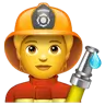 Firefighter Emoji 🧑‍🚒 image - WhatsApp style
