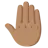 Raised Back Of Hand: Medium Skin Tone