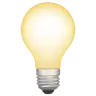 Emoji Lampadina elettrica 💡 image - Apple style