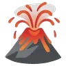 Emoji Vulcano 🌋 image - Google Noto Color Animated style