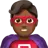 Man Superhero: Medium-Dark Skin Tone