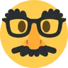 Emoji Faccia mascherato 🥸 image - Twitter / X (Twemoji) style