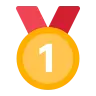 Medal Pierwszego Miejsca Emoji 🥇 image - Tossface style