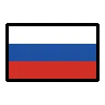 Flag: Russia Emoji 🇷🇺 image - OpenMoji style