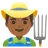 Man Farmer: Medium-Dark Skin Tone