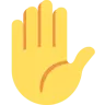 Raised Hand Emoji ✋ image - Twitter / X (Twemoji) style