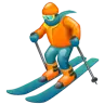 Emoji Sciatore ⛷ image - WhatsApp style