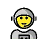 Astronaut Emoji 🧑‍🚀 image - OpenMoji style