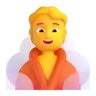 Emoji Persona In Steamy Room 🧖 image - Microsoft 3D Fluent style