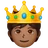 Person With Crown: Medium-Dark Skin Tone
