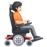Person In Motorized Wheelchair Facing Right: Light Skin Tone Emoji 🧑🏻‍🦼‍➡️ image - Samsung style