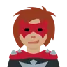 Woman Supervillain: Medium Skin Tone Emoji 🦹🏽‍♀️ image - Twitter / X (Twemoji) style