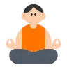 Man In Lotus Position: Light Skin Tone Emoji 🧘🏻‍♂️ image - Tossface style