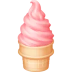 Soft Ice Cream Emoji 🍦 image - Facebook Meta style