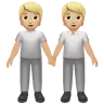 People Holding Hands: Medium-Light Skin Tone Emoji 🧑🏼‍🤝‍🧑🏼 image - Apple style