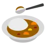 Curry Rice Emoji 🍛 image - Tossface style