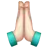 Folded Hands: Light Skin Tone