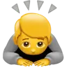 Emoji Persona che si inchina profondamente 🙇 image - Apple style