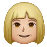 Woman: Medium-Light Skin Tone Emoji 👩🏼 image - Samsung style