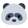 Panda-Gesicht Emoji 🐼 image - Tossface style