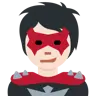 Supervillain: Light Skin Tone Emoji 🦹🏻 image - Twitter / X (Twemoji) style