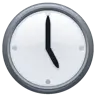 Emoji Orologio Face Five Oclock 🕔 image - WhatsApp style