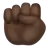 Raised Fist: Dark Skin Tone