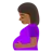 Pregnant Woman: Medium-Dark Skin Tone