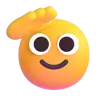 Emoji Faccina Che Fa Il Saluto 🫡 image - Microsoft 3D Fluent style
