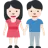 Woman And Man Holding Hands: Light Skin Tone
