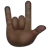 Love-You Gesture: Dark Skin Tone
