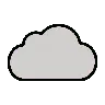 Cloud Emoji ☁ image - OpenMoji style
