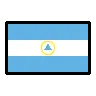 Flag: Nicaragua Emoji 🇳🇮 image - OpenMoji style