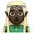 Man Elf: Dark Skin Tone