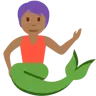Merperson: Medium-Dark Skin Tone Emoji 🧜🏾 image - Twitter / X (Twemoji) style