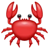 Emoji Granchio 🦀 image - WhatsApp style