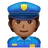 Police Officer: Medium-Dark Skin Tone