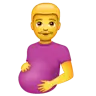 Эмодзи Беременный мужчина 🫃 image - WhatsApp style