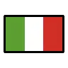 Flag: Italy Emoji 🇮🇹 image - OpenMoji style