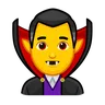 Man Vampire Emoji 🧛‍♂️ image - Telegram style